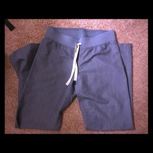 Heather denim XSP scrubs extra small petite